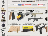 gunfactory.ch Webseite Vorschau