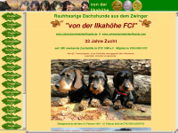 rauhhaardachshunde.de Webseite Vorschau