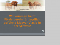 vizsla.ch Webseite Vorschau