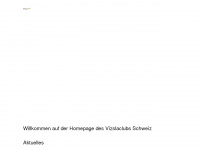 vizslaclub.ch Webseite Vorschau