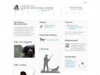 kleine-muensterlaender.org Webseite Vorschau