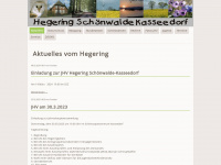 hegering-schoenwalde-kasseedorf.de Webseite Vorschau