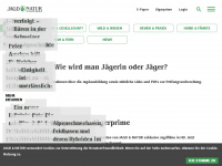 jagdundnatur.ch Webseite Vorschau