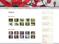 mypassiflora.de Webseite Vorschau