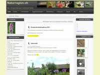 naturregion.ch Webseite Vorschau