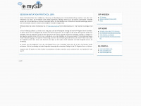 mysip.ch Webseite Vorschau