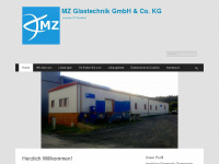 mz-glastechnik.de Webseite Vorschau
