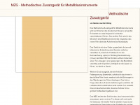 mzg-werkstatt.de Webseite Vorschau