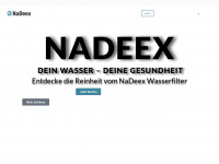 nadeex.de Webseite Vorschau