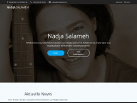 nadja-salameh.de Webseite Vorschau