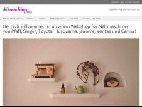 naehmaschinencenter.at Webseite Vorschau