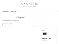 nanation.de Webseite Vorschau
