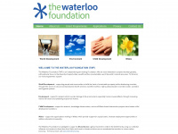 waterloofoundation.org.uk Webseite Vorschau