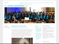 gospelinspiration.de Webseite Vorschau