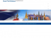 thaiembassy.org Webseite Vorschau