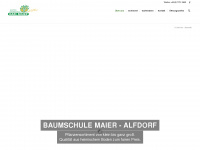 baumschule-maier.de Webseite Vorschau