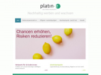 platin-e.de Webseite Vorschau