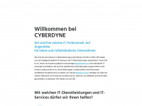 cyberdyne.de Webseite Vorschau