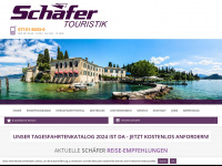 schaefer-touristik.de Webseite Vorschau