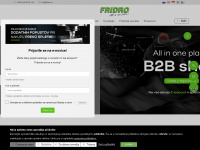 fridro.si Webseite Vorschau
