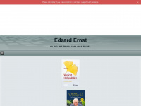 edzardernst.com Webseite Vorschau