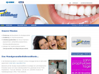 zahngesundheit-tirol.at Webseite Vorschau