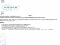 filmsound.tv Webseite Vorschau