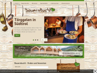 bauernkuchl.it Webseite Vorschau