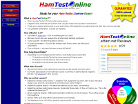 hamradiolicenseexam.com Webseite Vorschau
