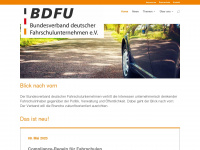 bdfu.org Webseite Vorschau