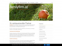 familyfirm.at Webseite Vorschau