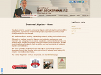 beckermanlegal.com Webseite Vorschau