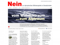 olympia-nein.ch Webseite Vorschau