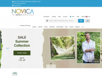 novica.com Webseite Vorschau