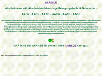 aarn.de Webseite Vorschau