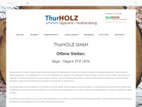 thurholz.ch Webseite Vorschau