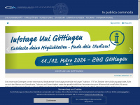marketing.uni-goettingen.de Webseite Vorschau