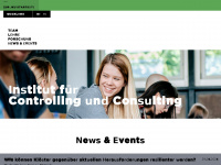 controlling.jku.at Webseite Vorschau