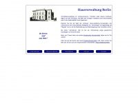 die-hausverwaltung-berlin.de Webseite Vorschau