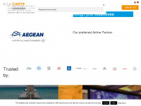 alacarte-travel.gr Webseite Vorschau