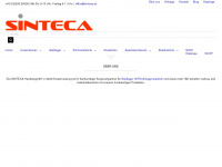 sinteca.at Webseite Vorschau