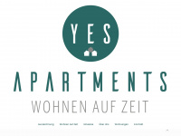 yes-apartments.de Webseite Vorschau