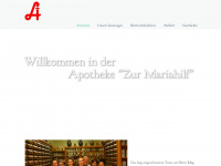 apothekezurmariahilf.at Webseite Vorschau