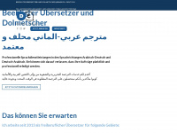 arabischdolmetscher.de Webseite Vorschau
