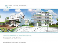 architekt-cordroch.de Webseite Vorschau