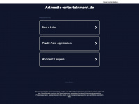 artmedia-entertainment.de Webseite Vorschau