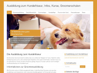 ausbildung-zum-hundefriseur.de Webseite Vorschau
