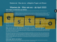 wawiwo.de Webseite Vorschau