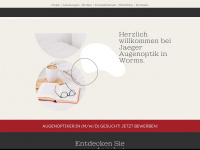 optik-jaeger.de Webseite Vorschau