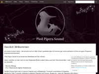 pied-pipers.de Webseite Vorschau